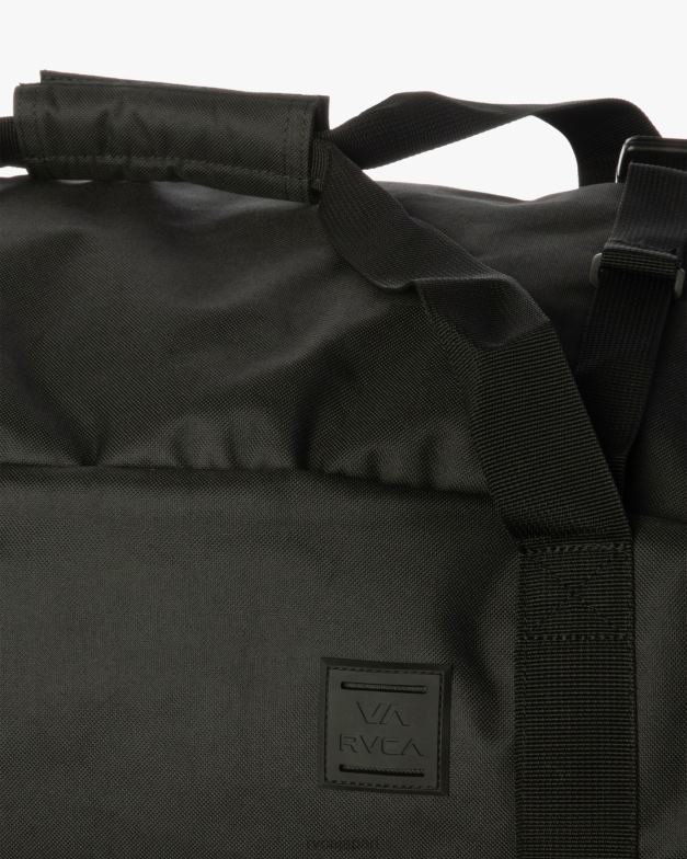 アクセサリー TP8J763 黒 RVCA 男性 スケート 50l ラージ ダッフル バッグ iv