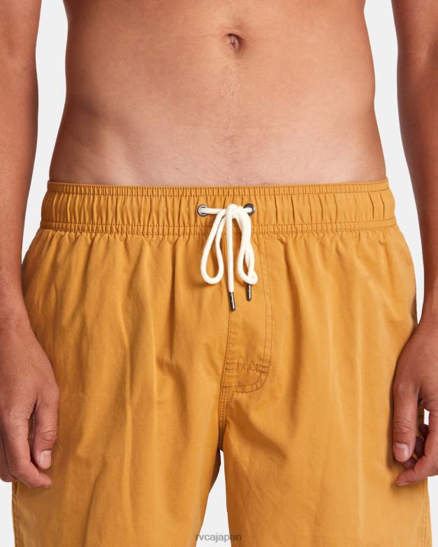 ボトムス TP8J768 アップルシナモン RVCA ユニセックス 反対側の伸縮性ウエスト 2 ボードショーツ 17