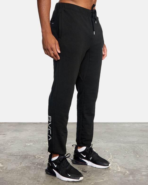 衣類 TP8J774 黒2 RVCA 男性 スウィフトスウェットパンツ