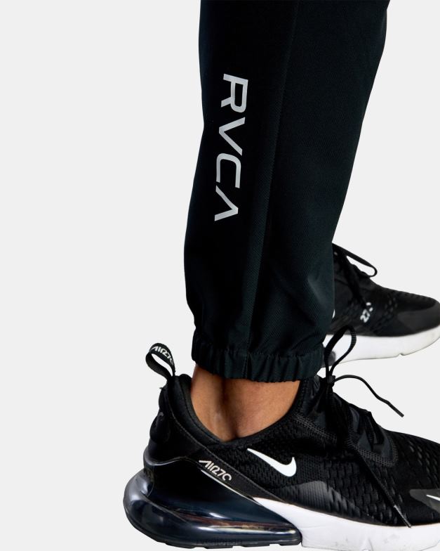 衣類 TP8J778 黒 RVCA 男性 ヨガートラックパンツⅡ