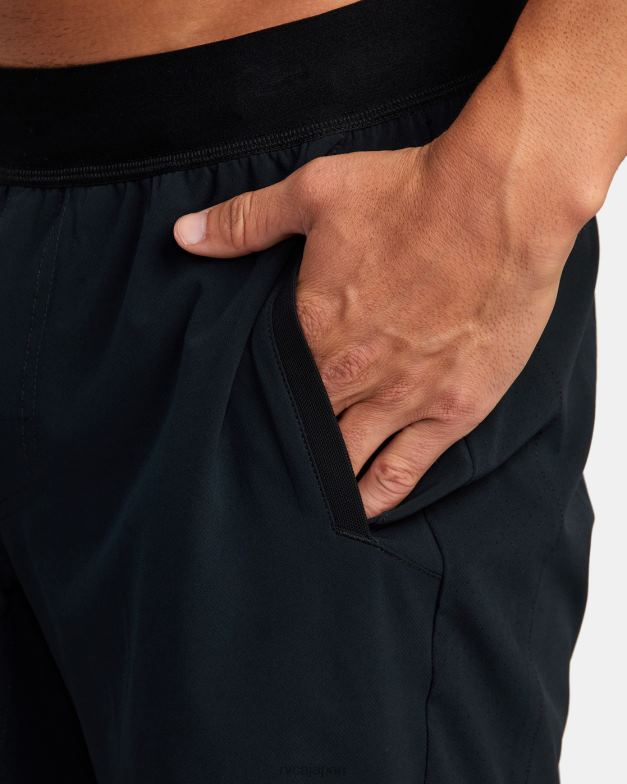 衣類 TP8J792 黒 RVCA 男性 ヨガープラス18トレーニングショーツ