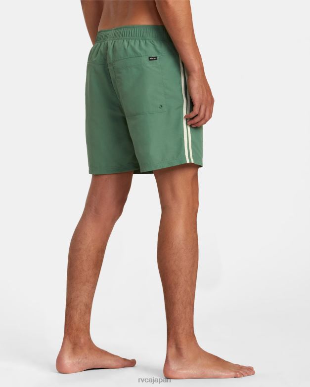 ボトムス TP8J7 バーディット RVCA ユニセックス ブレイクアウト エラスティック ウエスト ボードショーツ 16