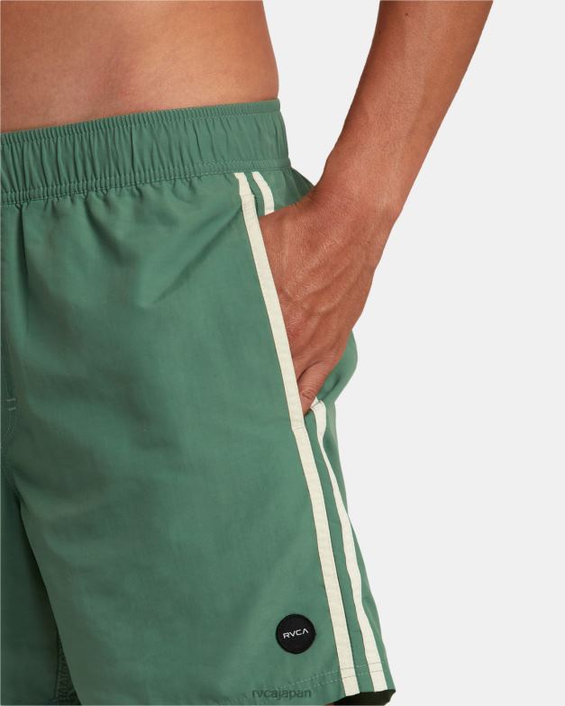 ボトムス TP8J7 バーディット RVCA ユニセックス ブレイクアウト エラスティック ウエスト ボードショーツ 16