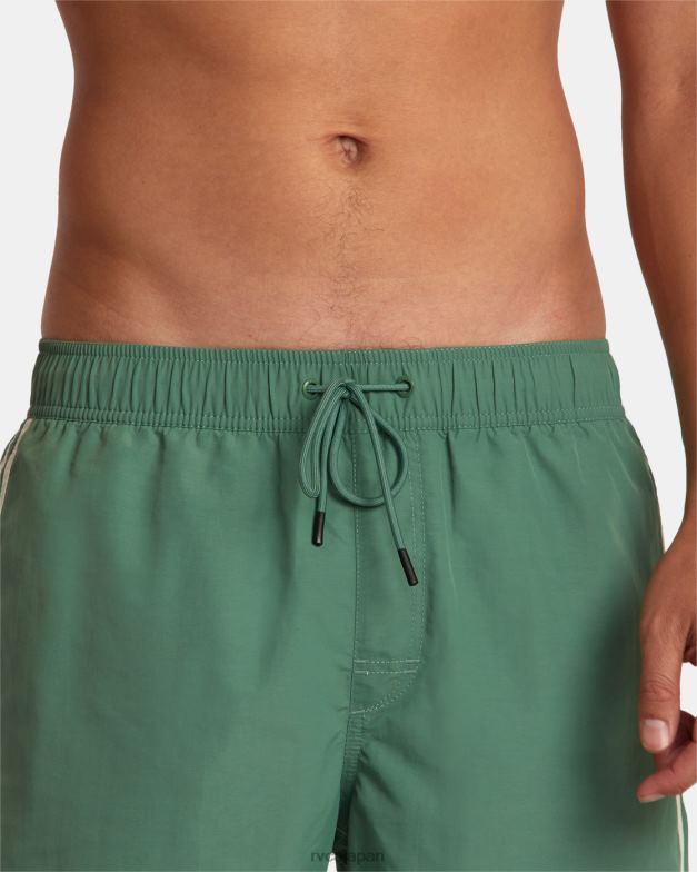 ボトムス TP8J7 バーディット RVCA ユニセックス ブレイクアウト エラスティック ウエスト ボードショーツ 16