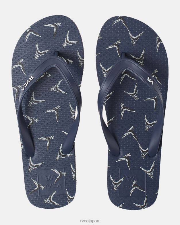 靴 TP8J800 ムーディーブルー RVCA 男性 レジェンドとマナのサンダル