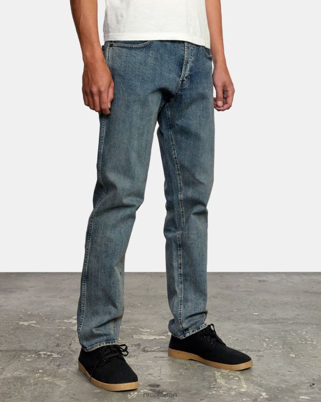 衣類 TP8J807 ダークヴィンテージ RVCA 男性 ウィークエンドストレートフィットジーンズ