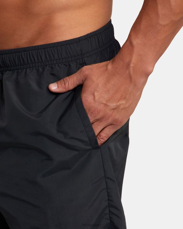 衣類 TP8J815 黒 RVCA 男性 アウトサイダー ベースキャンプ 16 トレーニング ショーツ