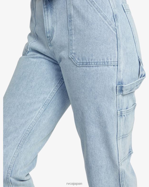 衣類 TP8J817 ライトヴィンテージウォッシュ RVCA 女性 不景気のデニムパンツ