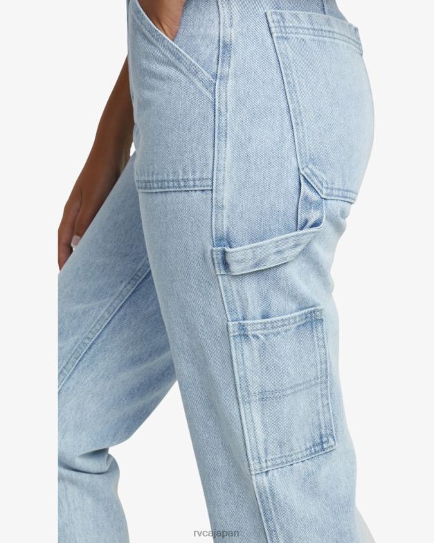 衣類 TP8J817 ライトヴィンテージウォッシュ RVCA 女性 不景気のデニムパンツ