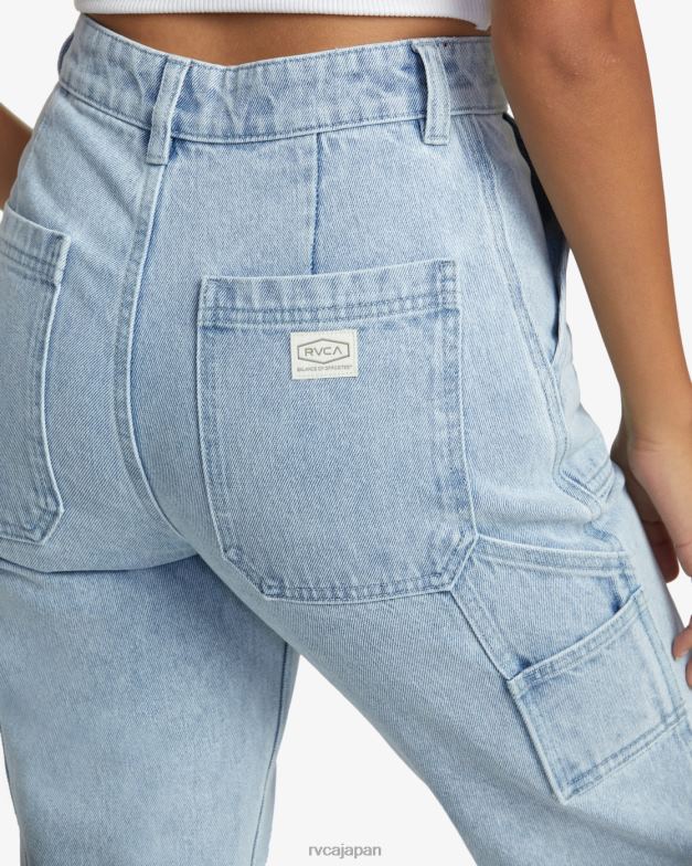 衣類 TP8J817 ライトヴィンテージウォッシュ RVCA 女性 不景気のデニムパンツ