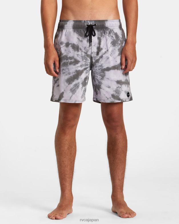 ボトムス TP8J819 黒 RVCA ユニセックス 躁状態のゴムウエスト