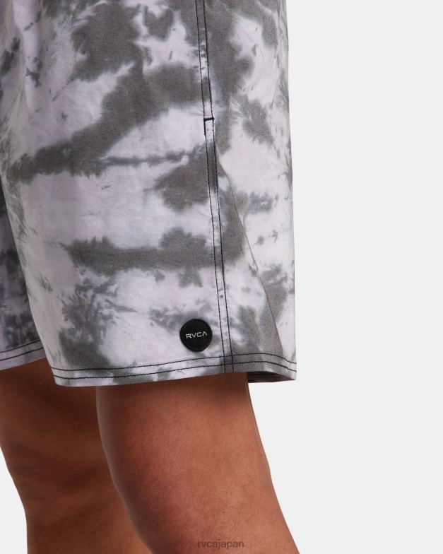 ボトムス TP8J819 黒 RVCA ユニセックス 躁状態のゴムウエスト