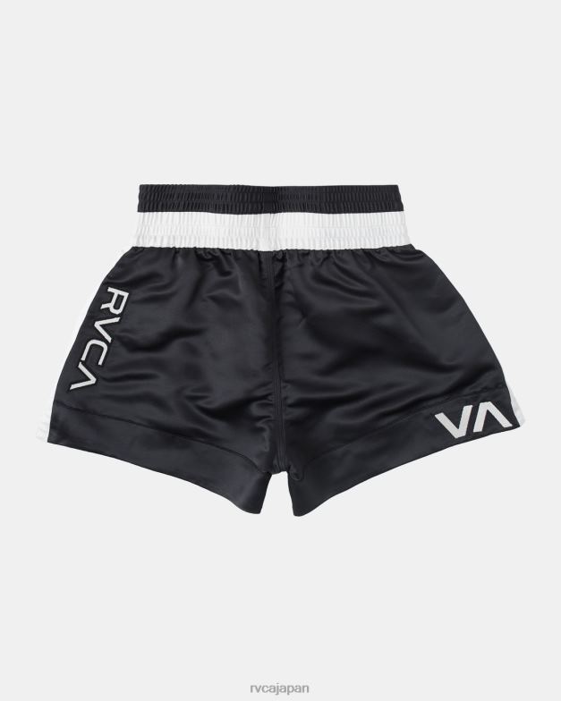 衣類 TP8J827 黒 RVCA 男性 ムエタイ ボクシング ショーツ 15