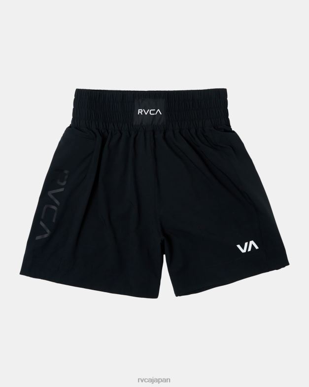 衣類 TP8J832 黒 RVCA 男性 ヨガー伸縮性ウエストボクシングショーツ17