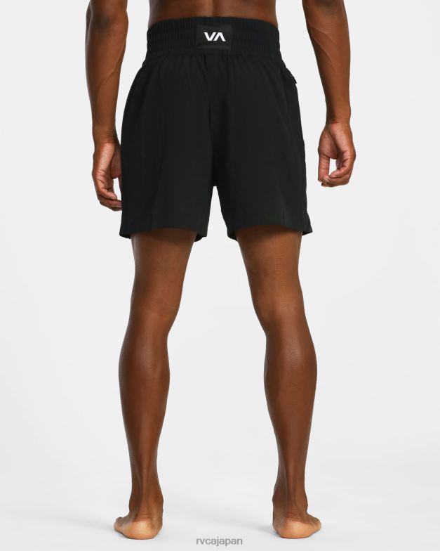 衣類 TP8J832 黒 RVCA 男性 ヨガー伸縮性ウエストボクシングショーツ17
