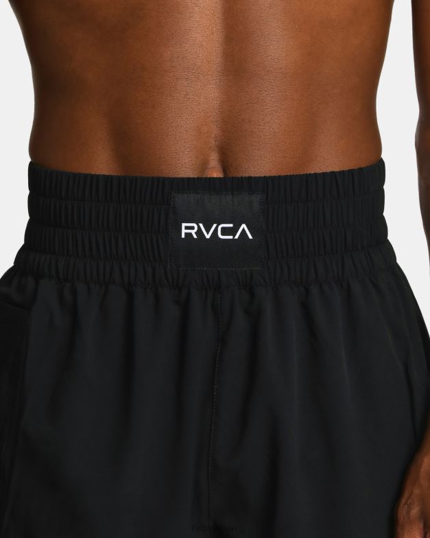 衣類 TP8J832 黒 RVCA 男性 ヨガー伸縮性ウエストボクシングショーツ17