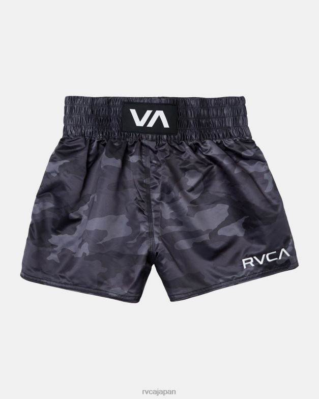 衣類 TP8J835 迷彩柄 RVCA 男性 ムエタイ MOD 伸縮性ウエスト ボクシング ショーツ 15