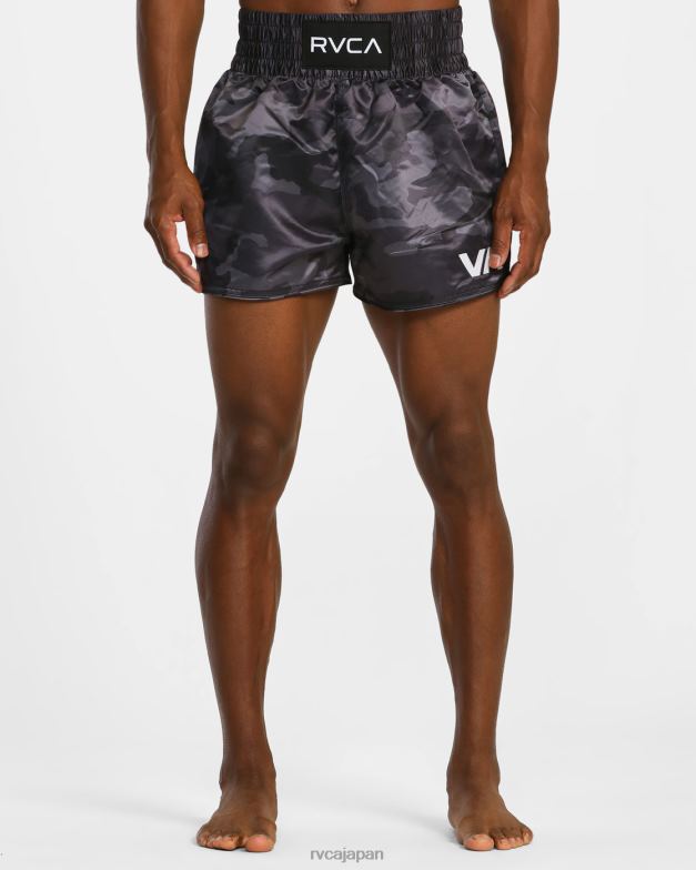 衣類 TP8J835 迷彩柄 RVCA 男性 ムエタイ MOD 伸縮性ウエスト ボクシング ショーツ 15