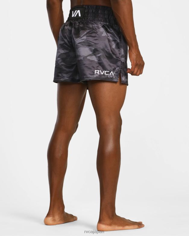 衣類 TP8J835 迷彩柄 RVCA 男性 ムエタイ MOD 伸縮性ウエスト ボクシング ショーツ 15