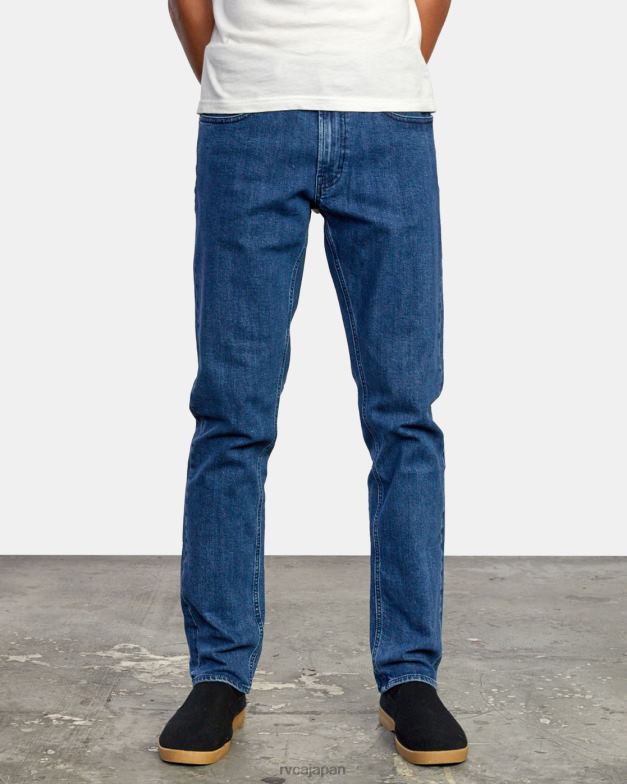 衣類 TP8J846 ライトヴィンテージウォッシュ RVCA 男性 ダガーデニムジーンズ