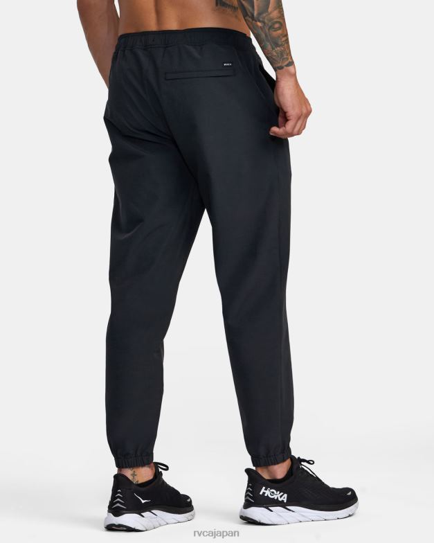 衣類 TP8J850 黒 RVCA 男性 ヨガーハイブリッドパンツ