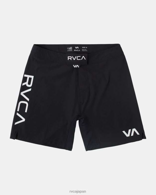 衣類 TP8J856 黒 RVCA 男性 ファイトスクラッパー 伸縮性ウエストウォークショーツ 15