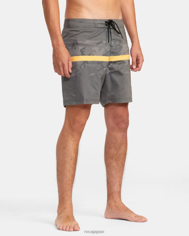 ボトムス TP8J860 ブラックカモ RVCA ユニセックス ウエストポート ハワイ プリント ボードショーツ 17