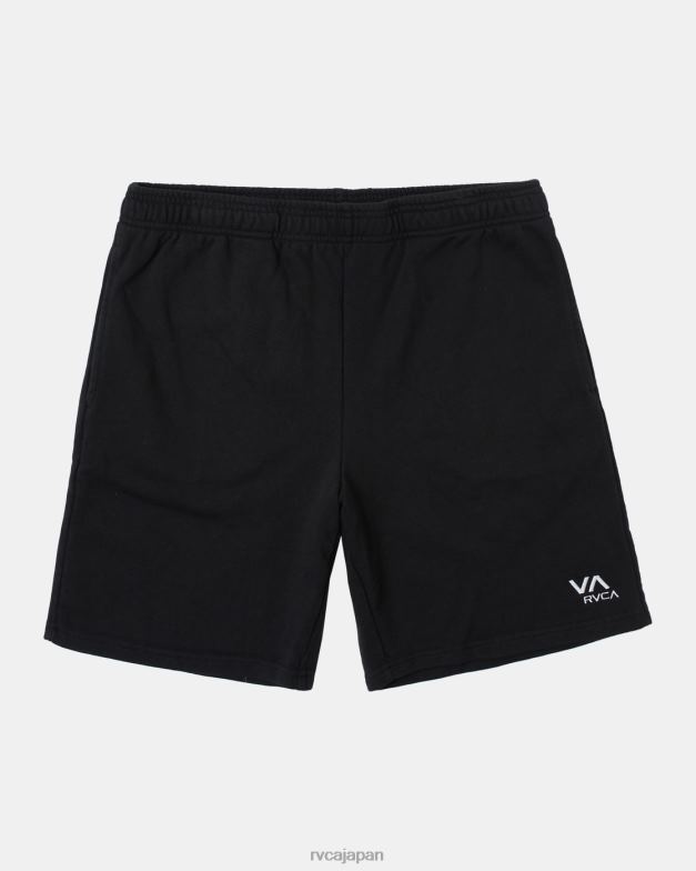 衣類 TP8J869 黒 RVCA 男性 VA エッセンシャル スウェットショーツ 18