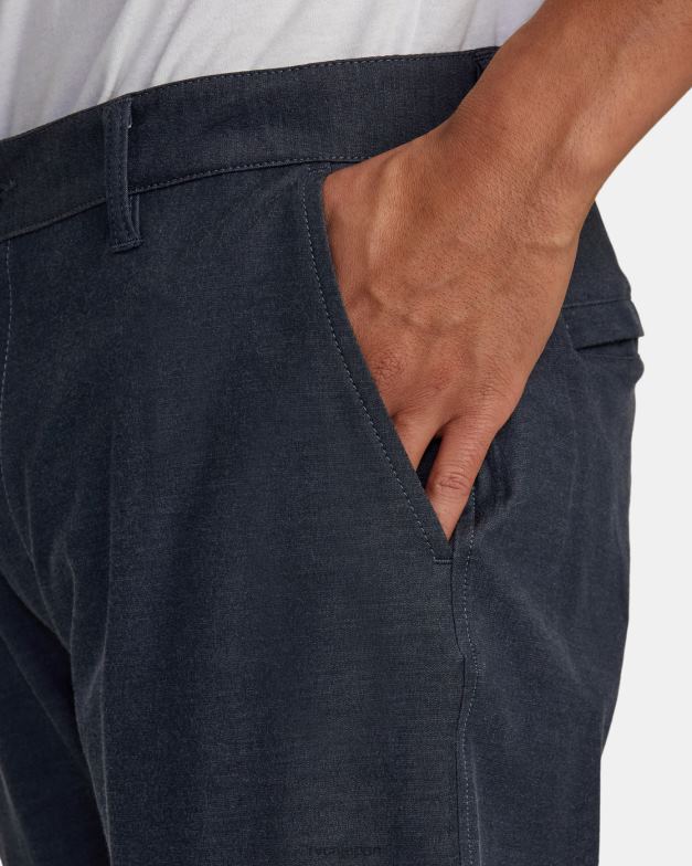 衣類 TP8J870 デニムヘザー RVCA 男性 ハイテクチノパンに戻って