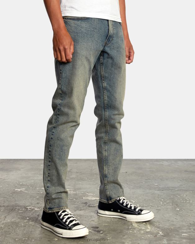 衣類 TP8J873 ダークヴィンテージ RVCA 男性 ダガーデニムジーンズ