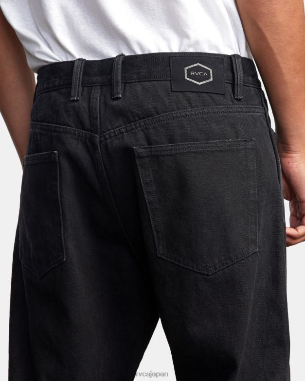 衣類 TP8J882 ブラックリンス RVCA 男性 アメリカーナ リラックスフィット デニム ジーンズ