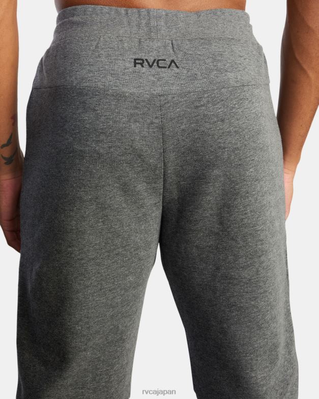 衣類 TP8J885 アスレチックヘザー RVCA 男性 テックフリーススウェットパンツii