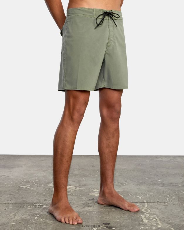 ボトムス TP8J897 アロエ RVCA ユニセックス VA ピグメント ボードショーツ 18