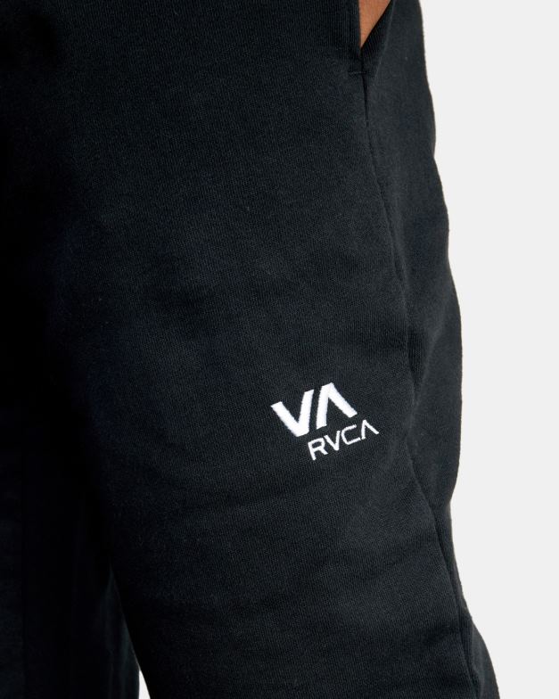 衣類 TP8J905 黒 RVCA 男性 VA エッセンシャル スウェットパンツ