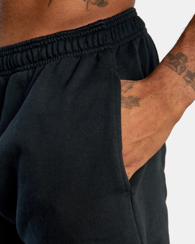 衣類 TP8J905 黒 RVCA 男性 VA エッセンシャル スウェットパンツ