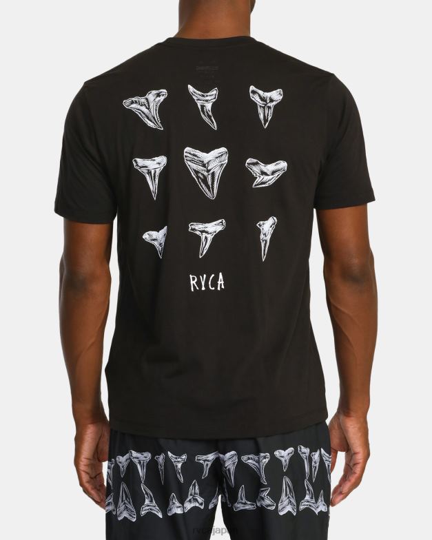 衣類 TP8J908 黒 RVCA 男性 ベンホートンのハワイTシャツ