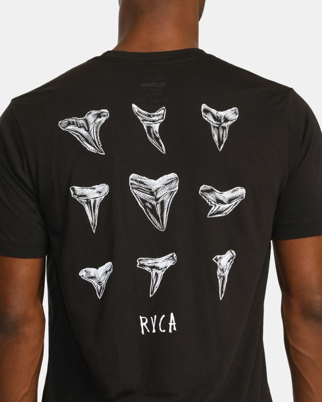 衣類 TP8J908 黒 RVCA 男性 ベンホートンのハワイTシャツ