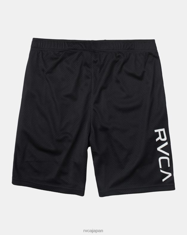 衣類 TP8J919 黒 RVCA 男性 VA メッシュ II 伸縮性ウォークショーツ 19