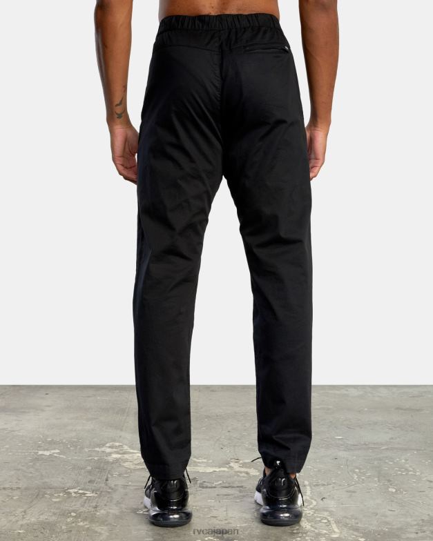 衣類 TP8J922 黒 RVCA 男性 スペクトラム トラック パンツ iii