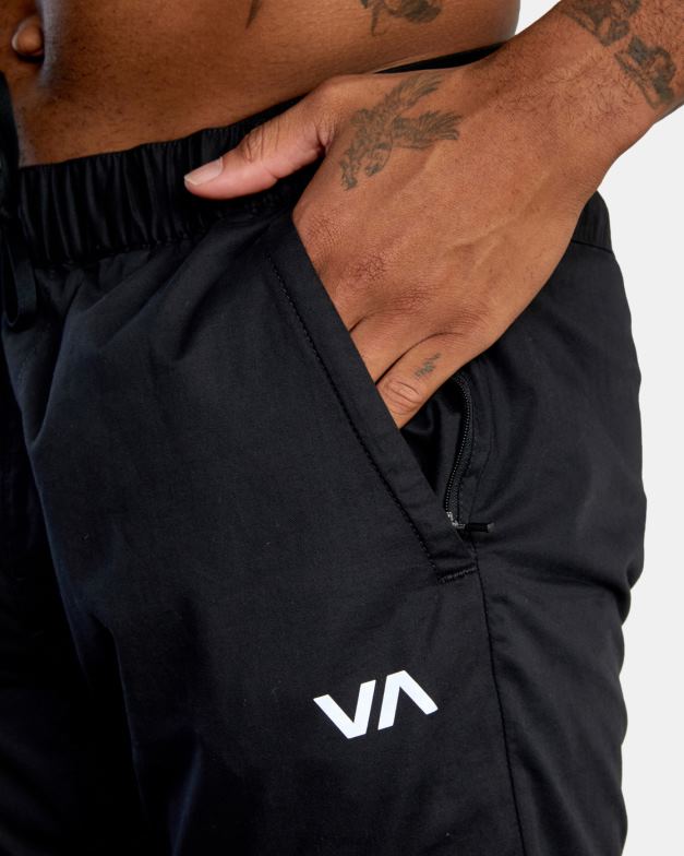 衣類 TP8J922 黒 RVCA 男性 スペクトラム トラック パンツ iii