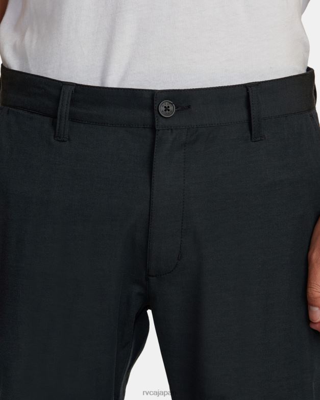 衣類 TP8J951 黒 RVCA 男性 ハイテクチノパンに戻って