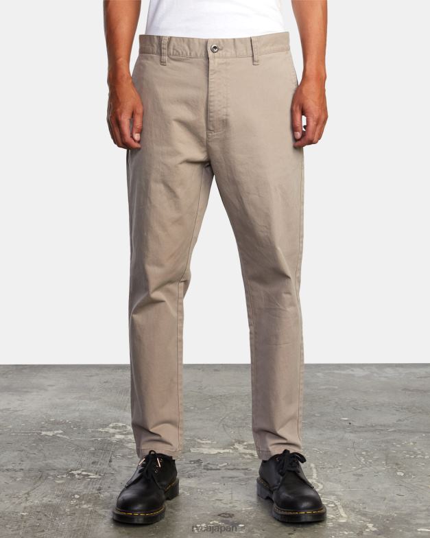 衣類 TP8J959 ダークカーキ RVCA 男性 ヒッチャーパンツ