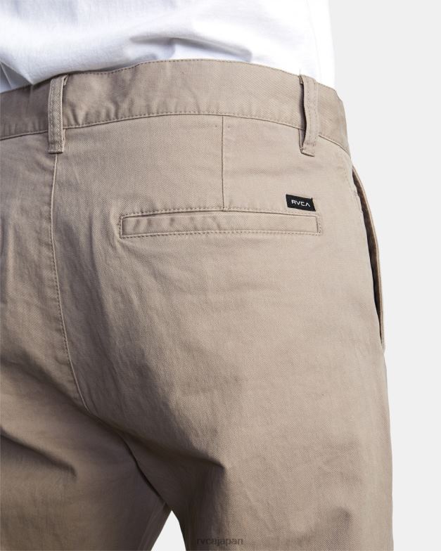 衣類 TP8J959 ダークカーキ RVCA 男性 ヒッチャーパンツ