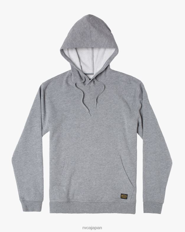 衣類 TP8J970 アスレチックヘザー RVCA 男性 アメリカーナプルオーバーパーカー