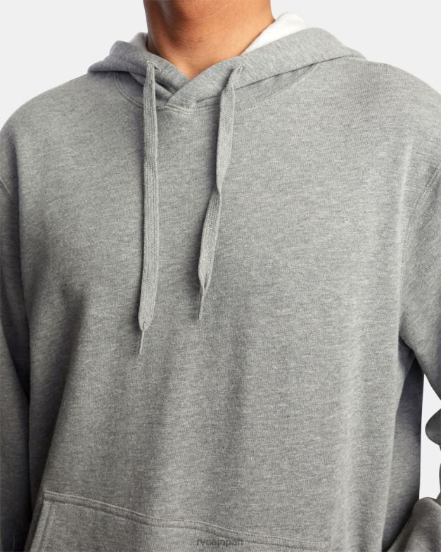 衣類 TP8J970 アスレチックヘザー RVCA 男性 アメリカーナプルオーバーパーカー