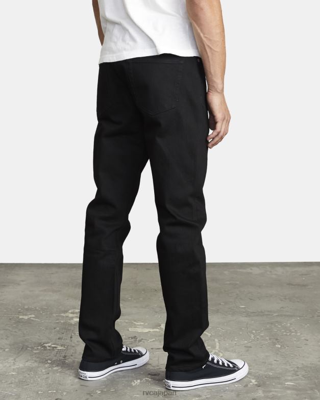 衣類 TP8J980 黒 黒 RVCA 男性 ダガーデニムジーンズ