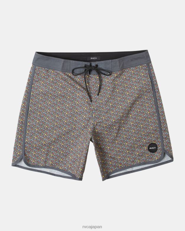 ボトムス TP8J987 明るい黒 RVCA ユニセックス フリーポート ボードショーツ 16