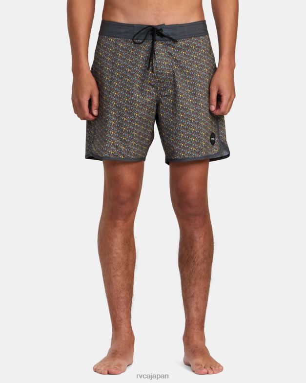 ボトムス TP8J987 明るい黒 RVCA ユニセックス フリーポート ボードショーツ 16