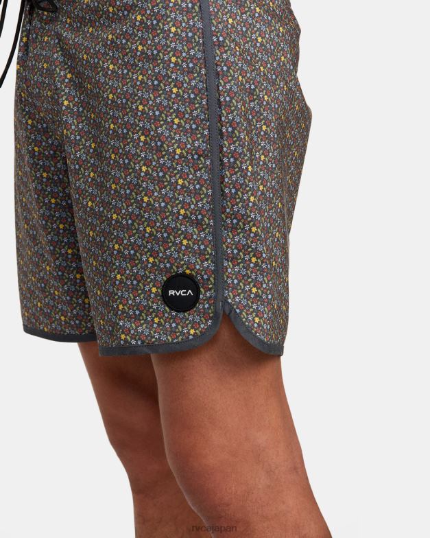 ボトムス TP8J987 明るい黒 RVCA ユニセックス フリーポート ボードショーツ 16