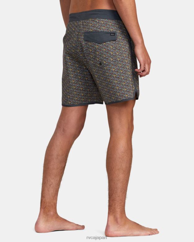 ボトムス TP8J987 明るい黒 RVCA ユニセックス フリーポート ボードショーツ 16